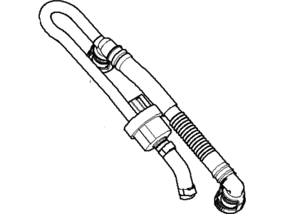 BMW 11-15-7-831-311 Vent Hose