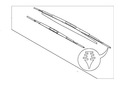 BMW 61-61-0-037-009 Wiper Blades