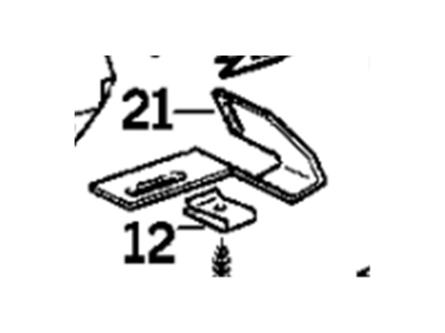 BMW 51-45-8-151-865 Bracket, Left