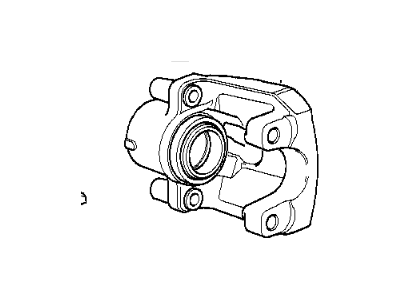 BMW 34-21-2-227-519 Rear-Brake Disc Caliper