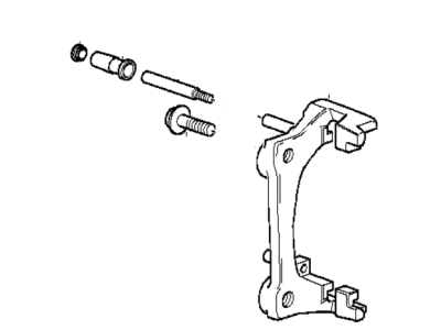 BMW 34-21-1-160-332 Calliper Carrier