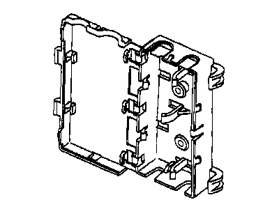 BMW 61-10-8-365-533 Right Front Wheelhous.Plug Connect.Bracket