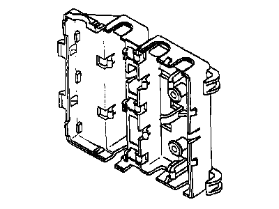 BMW 61-10-8-365-528 Left Front Wheelhouse Plug Connect.Bracket