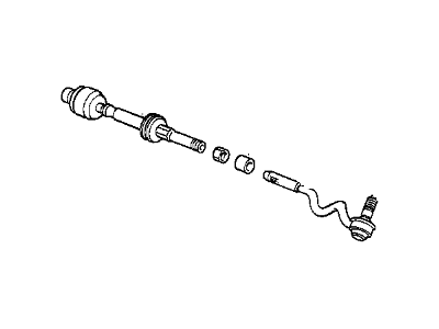 BMW 32-11-1-139-315 Tie Rod Assembly, Left