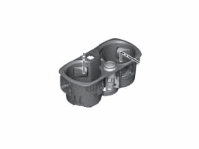 BMW 51-16-6-806-798 CUP HOLDER FOR STORAGE COMPA