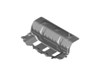 BMW 51-48-7-463-518 HEAT SHIELD, REAR MUFFLER, F