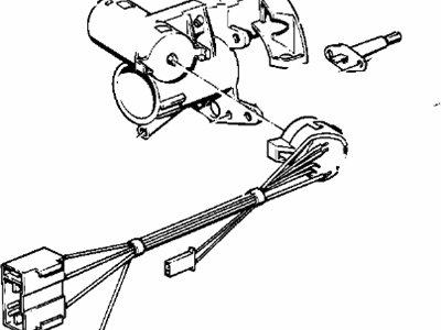 BMW 32-32-1-156-446 Steering Lock