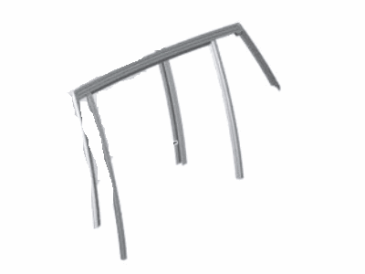 BMW 51-35-7-437-807 WINDOW GUIDE, LEFT REAR DOOR