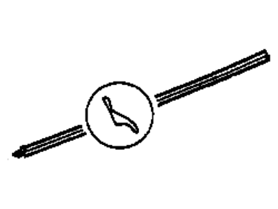BMW 51-21-1-977-675 Outer Weatherstrip, Left