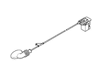 BMW 61-13-6-910-539 Positive Battery Cable Plus Pole