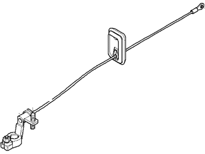 BMW 61-12-6-907-439 Plus Pole Battery Cable