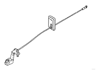 BMW 61-12-2-695-530 Positive Plus Pole Battery Cable