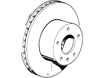 BMW 34-11-1-163-147 Brake Disc, Ventilated