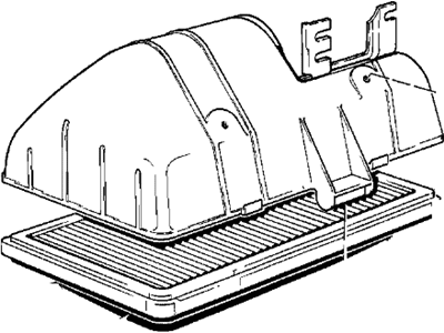 BMW 13-72-1-271-254 Air Filter Element