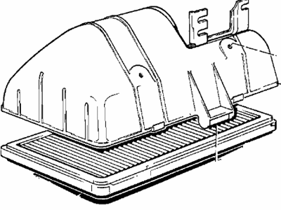 BMW 13-72-1-278-138 Air Filter Element