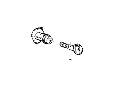 BMW 51-21-1-851-987 Catch Key Left