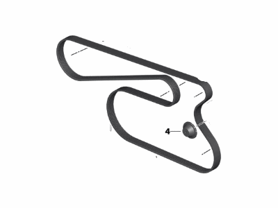 BMW 11-28-7-628-658 Ribbed V-Belt
