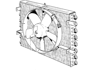 BMW 64-54-1-392-913 Fan Assembly