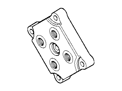 BMW 11-36-7-831-684 Cover With Threaded Holes