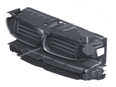 BMW 51-74-7-984-394 Air Duct