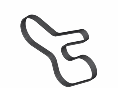 BMW 11-28-7-604-937 Ribbed V-Belt