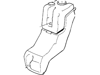 BMW 61-66-1-378-613 Washer Fluid Reservoir