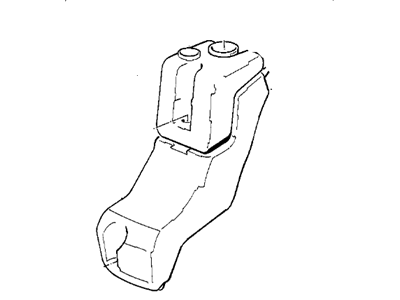 BMW 61-67-1-391-590 Washer Fluid Reservoir