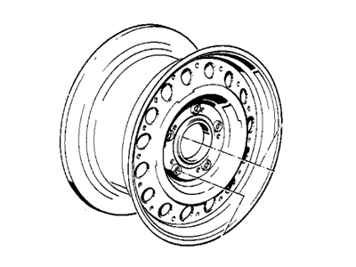 BMW 36-11-1-178-934 Steel Rim Trx