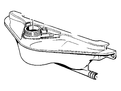 BMW 17-11-1-712-196 Coolant Expansion Tank