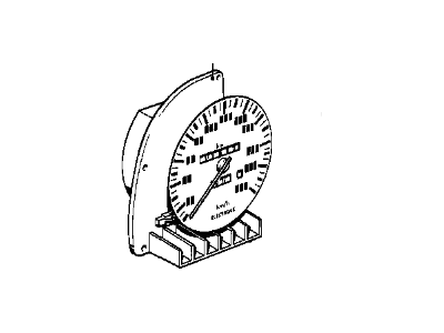 BMW 62-12-1-377-618 Instrument Cluster Speedometer