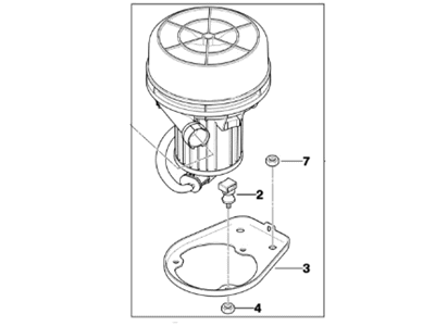BMW 11-72-7-571-593 Air Pump