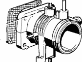 OEM BMW 528e Throttle Body - 13-54-1-716-061