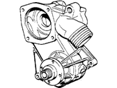 OEM 1990 BMW 750iL Water Pump - 11-51-0-004-161