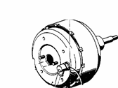OEM 1989 BMW 635CSi Power Brake Booster - 34-33-1-112-520