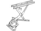 OEM 1987 BMW 735i Front Right Door Window Regulator - 51-33-1-868-188