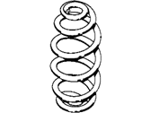 OEM BMW 318is Set Coil Springs - 33-53-9-061-590