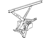 OEM 1987 BMW 735i Window Regulator - 51351868191