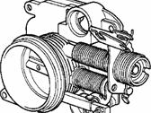 OEM 1994 BMW 840Ci Throttle Body - 13-54-1-747-763