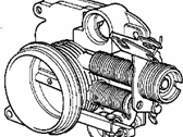 OEM 1994 BMW 530i Throttle Body - 13-54-1-747-768