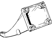 OEM 1985 BMW 524td Engine Mount Supporting Bracket Set - 11-81-1-127-362