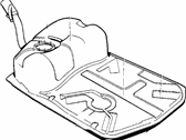 OEM 1991 BMW 735i Metal Fuel Tank - 16-11-1-178-913