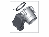 OEM BMW Air Intake Throttle Body - 13-54-7-588-625