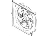 OEM BMW 325Ci Cooling Fan Assembly - 17-11-7-561-757