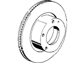 OEM 1987 BMW 325es Brake Disc, Ventilated - 34-11-1-160-915