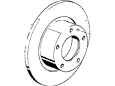 OEM BMW 318i Brake Disc - 34-11-6-752-434