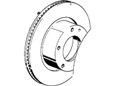 OEM 1988 BMW M3 Brake Disc, Ventilated - 34-11-2-226-813