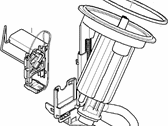 OEM 2006 BMW M6 Fuel Filter With Pressue Regulator - 16-11-7-373-525