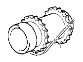 OEM 2002 BMW 540i Lower Timing Chain Sprocket - 11-21-1-742-435
