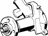 OEM 1984 BMW 528e Water Pump - 11-51-9-071-561