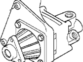 OEM 1992 BMW 318i Exchange Power Steering Pump - 32-41-1-141-681